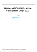 Stuvia&lowbar;1647689&lowbar;tli4801&lowbar;assignment&lowbar;1&lowbar;memo&lowbar;semester&lowbar;1&lowbar;unisa&lowbar;2022