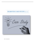NR 6531 / NRNP Week 5 Case Study Diabetes Care 