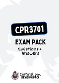 CPR3701 - EXAM PACK (Questions and Answers for 2013-2022)