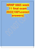 NRNP 6665 week 11 final exam 2022&lpar;100&percnt;corect answers&rpar;