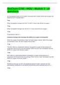 BioChem C785 - WGU - Module 1 - All Questions And Answers&lpar; With Best Solution&rpar;SCORE A&plus;
