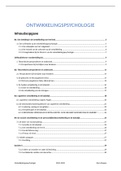 Samenvatting Ontwikkelingspsychologie, ISBN: 9789043036955  Ontwikkelingspsychologie (Y00089)