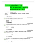 Exam (elaborations) NURS 6512 final exam 1