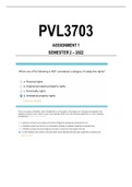 PVL3703 Assignment 1 Semester 2 2022