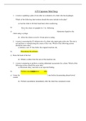 ATI Capstone Med Surg Asessment Test Questions With Correct Answers