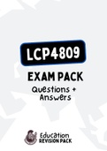 LCP4809 - EXAM PACK (2022)
