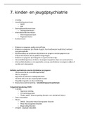 Uitgebreid overzicht kinderpsychiatrische aandoeningen