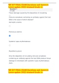 NR 507 FINAL EXAM Questions and Answers Latest update 2022 Attained Grade A&plus; 