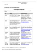 HSC 385 - Terminology and Stakeholders Worksheet.