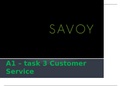 Customer Service - Assignment 1 (Task 3)  Savoy Hotel