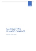 Samenvatting Financiële analyse voor juristen 2022