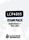 LCP4805 - EXAM PACK (Questions and Answers for 2014-2020) (Download file)