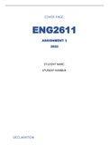 ENG2611 ASSIGNMENT 3 DUE 18 AUG 2022