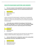 WALDEN UNIVERSITY NCLEX PN EXAM QUIZBANK QUESTIONS AND ANSWERS COMPLETE GUIDE BEST FOR EXAM STUDY&comma;REVISION AND NURSING SCHOOL STUDENTS&period;