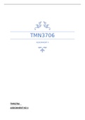 TMN3706 ASSIGNMENT 4 2022