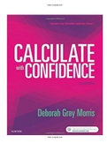 Calculate with Confidence 7th Edition Morris Test Bank ISBN-13 ‏ : ‎9781974805310
