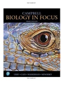 Campbell Biology in Focus 3rd Edition by Urry Cain Test Bank