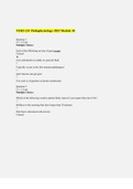 NURS 231 Pathophysiology Module 10 Exam 2022 Questions and Answers- Portage Learning| Highly Verified