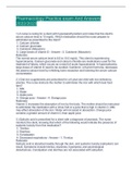Pharmacology Practice exam And Answers 2022&sol;2023