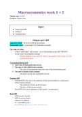 Macroeconomics first term&comma; first year ec108