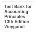 Test Bank for Accounting Principles 13th Edition