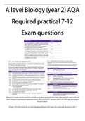A-level-biology-year-2-AQA-practical-exam-questions