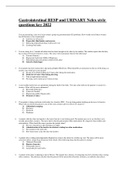 Exam (elaborations) Gastrointestinal RESP and URINARY Nclex style question key 2022