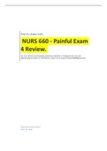 NURS 660 - Painful Exam 4 Review.