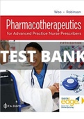 Test Bank Pharmacotherapeutics for Advanced Practice Nurse Prescribers 5th Edition Test Bank - Chapter 1-55 | Complete Guide 2022