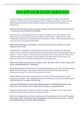 NHA CPT EXAM STUDY QUESTIONS AND ANSWERS WITH COMPLETE SOLUTION RATED A&period;