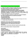 WGU C706 Practice Exam From Assessment 2022 Solved Correctly