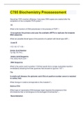 C785 Biochemistry Preassessment Questions And Answers&sol;rated A&plus;