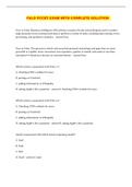 PALO PCCET EXAM WITH COMPLETE SOLUTION 