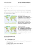 Tectonic Processes and Hazards Summary