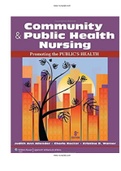 Community & Public Health Nursing&colon; Promoting the Public's Health 8th Edition Test Bank