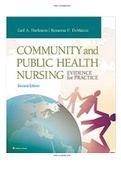 Community and Public Health Nursing 2nd Edition Harkness DeMarco Test Bank| 25 Chapter| Questions and Answers |with Rationals