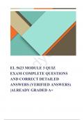 EL 5623 MODULE 3 QUIZ EXAM COMPLETE QUESTIONS AND CORRECT DETAILED ANSWERS &lpar;VERIFIED ANSWERS&rpar; &vert;ALREADY GRADED A&plus;