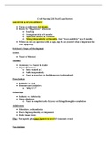 Cvek Nursing 220 Final Exam Review&period;