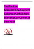 Test Bank for Microbiology&comma; A Systems Approach&comma; 6th Edition&comma; Marjorie Kelly Cowan&comma; Heidi Smith &vert; Complete Guide A&plus;