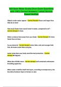 SDI Open Water Scuba Diver Exam Questions  with 100&percnt; Correct Answers &vert; Latest Version &lpar;2024&sol;2025&rpar; Expert Verified 