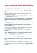 AASDN Exam Study Guide-Questions With Correct Answers&period;