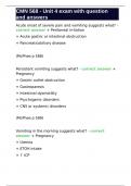 CMN 568 - Unit 4 exam with question and answers