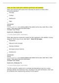 NURS 104 FINAL EXAM WITH VERIFIED QUESTIONS AND ANSWERS 2021 2022