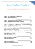 DEH 2300 Pharmacology and the Nursing Process 9th Edition test bank 