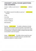 CROSSFIT LEVEL2 EXAM QUESTIONS AND ANSWERS 