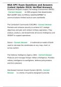 NGA GPC Exam Questions and Answers &lpar;Latest Update 2024&rpar; Verified Answers 