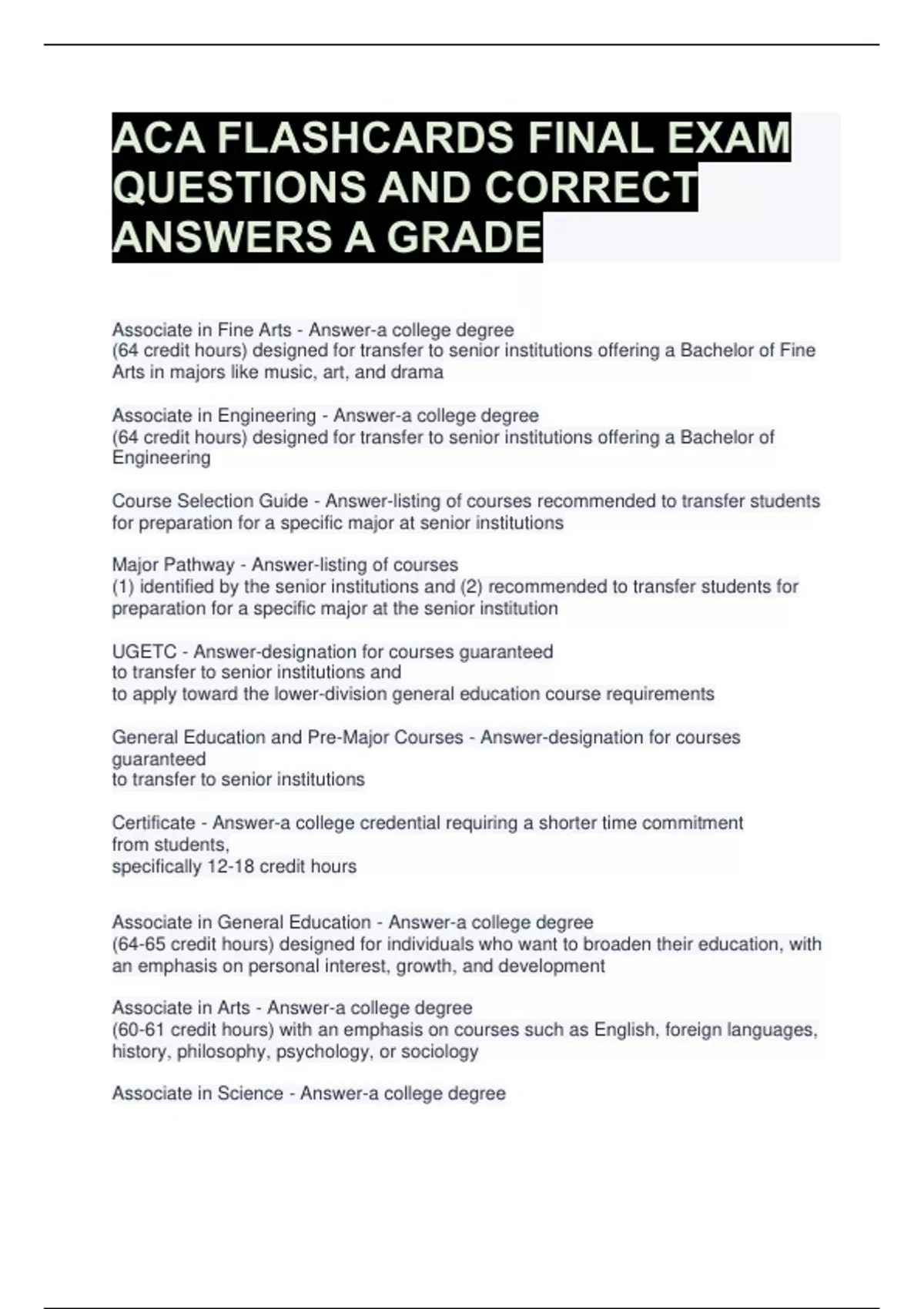 Phale Question. Answer PHA 442 Rx MANAGEMENT EXAM 1 QUESTIONS WITH REVISED AND UPDATED ANSWERS ...