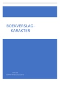 Boekverslag Nederlands  Charakter, ISBN: 9783406563720