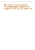Fundamentals of Nursing 10th Edition Potter Perry Test Bank & Test Bank for Fundamentals of Nursing 11th Edition Potter Perry (Complete Guide 2022 Chapter 1-50)