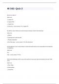 HI 342&colon; Quiz 2 questions well answered graded A&plus;
